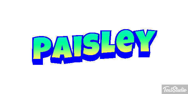 Paisley Efekt tekstowy