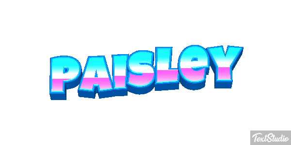 Paisley Efekt tekstowy