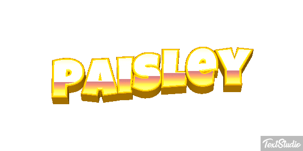 Paisley Efekt tekstowy
