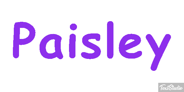 Paisley Efekt tekstowy