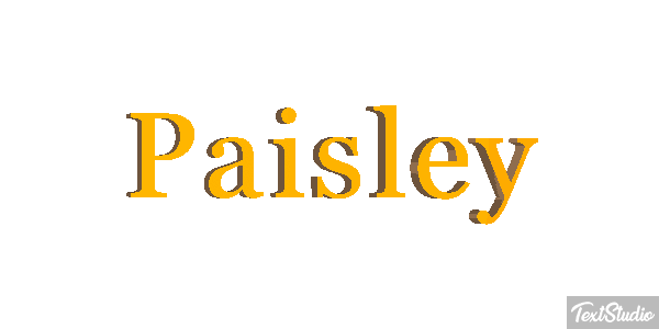 Paisley Efekt tekstowy