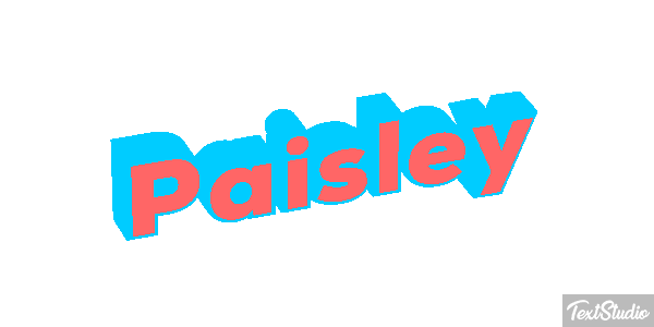 Paisley Efekt tekstowy