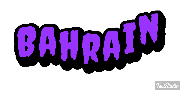 Bahrain Text effect