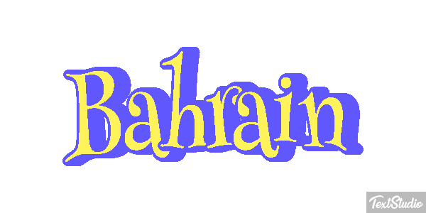 Bahrain Text effect