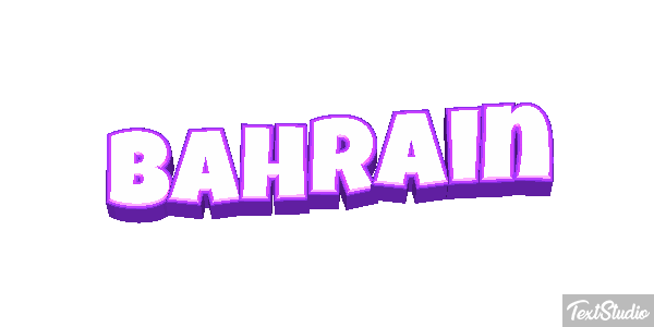 Bahrain Text effect
