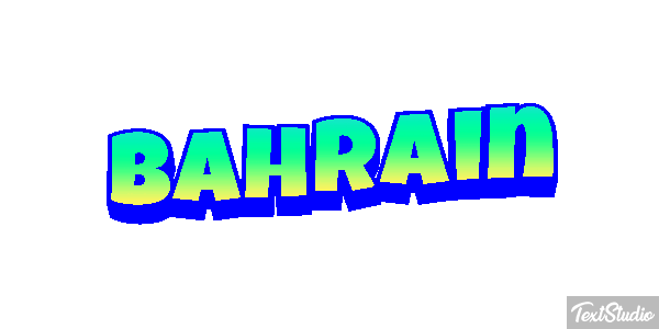 Bahrain Text effect