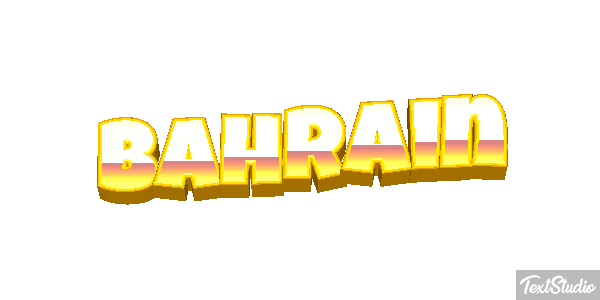 Bahrain Text effect