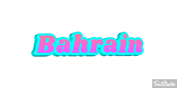 Bahrain Text effect