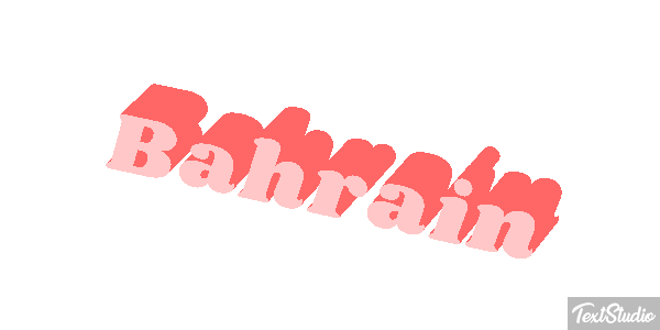 Bahrain Text effect
