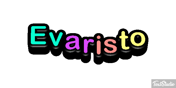 Evaristo Effetto testo