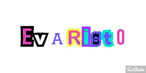 Evaristo Effetto testo