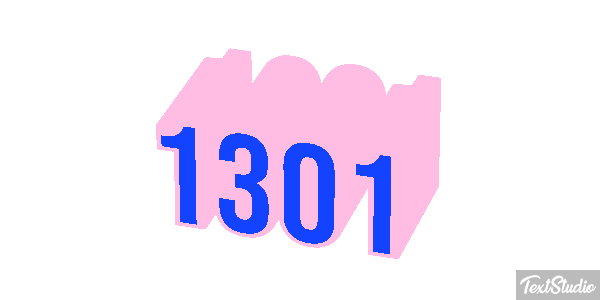 1301 Text effect