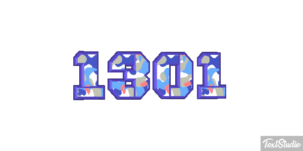 1301 Text effect