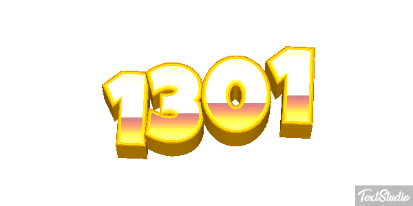 1301 Text effect