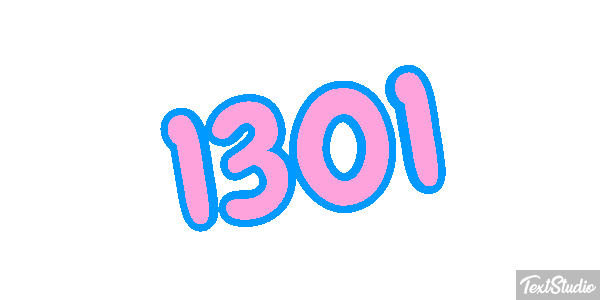 1301 Text effect