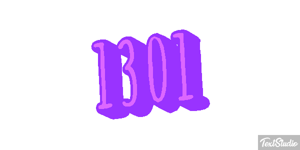 1301 Text effect