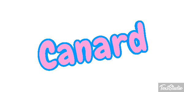 Canard Effetto testo