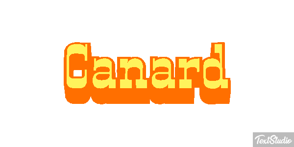 Canard Effetto testo
