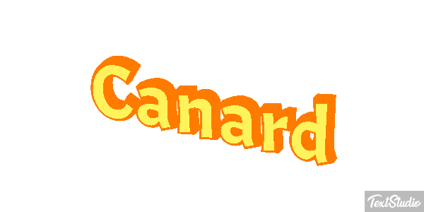 Canard Effetto testo
