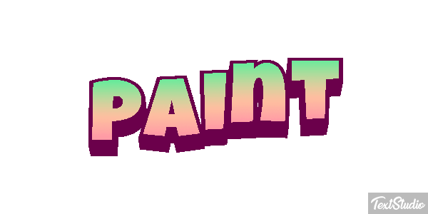 Paint テキスト効果