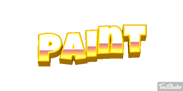Paint テキスト効果