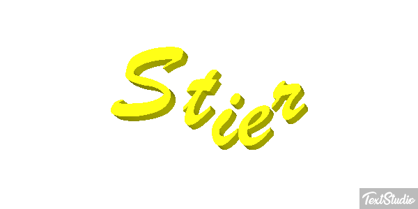 Stier Efecto de texto