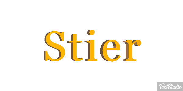 Stier Efecto de texto