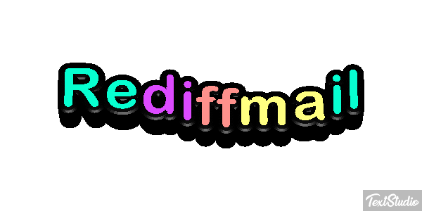 Rediffmail Text effect