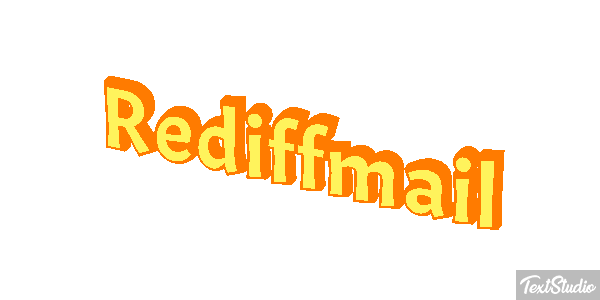 Rediffmail Text effect