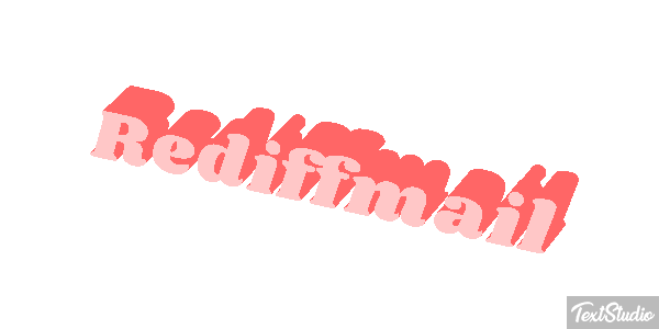 Rediffmail Text effect