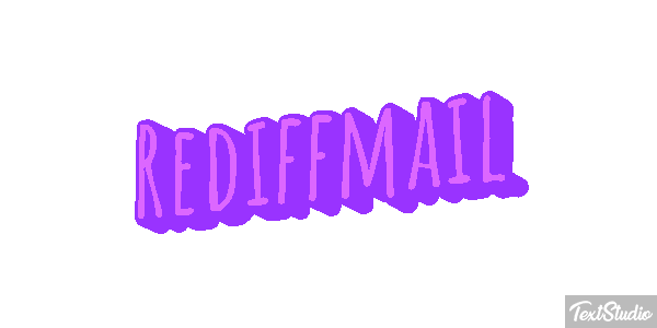 Rediffmail Text effect