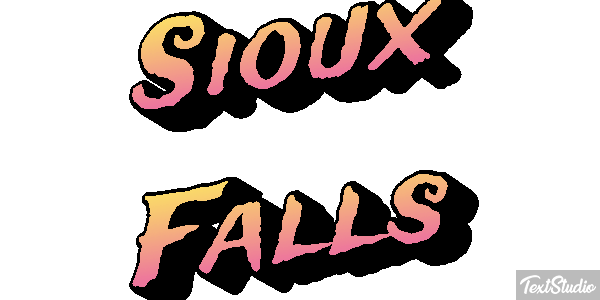 Sioux Falls Efekt tekstowy