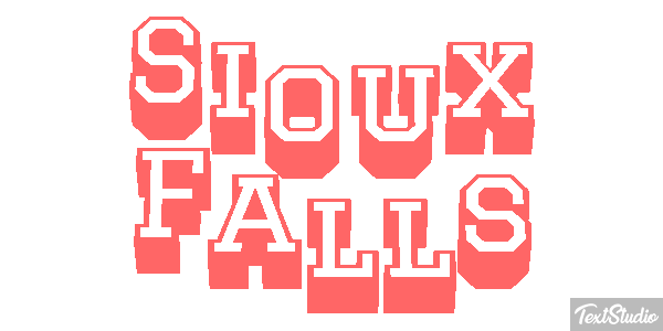 Sioux Falls Efekt tekstowy