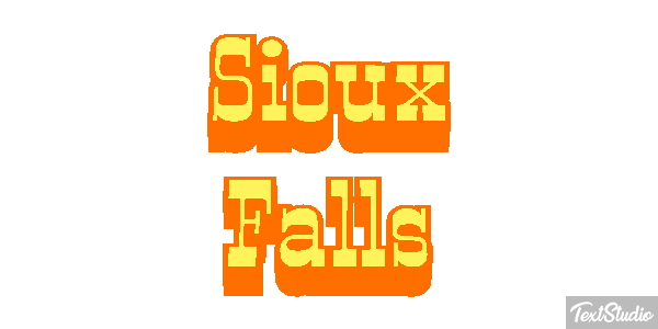 Sioux Falls Efekt tekstowy