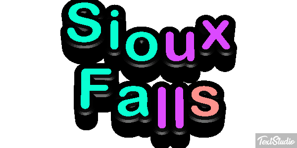 Sioux Falls Efekt tekstowy