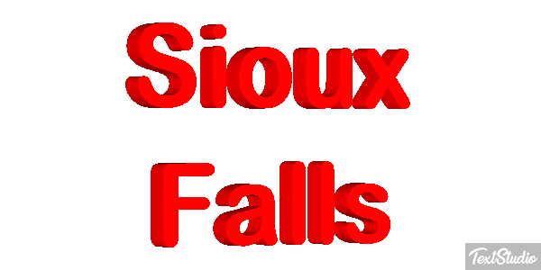Sioux Falls Efekt tekstowy