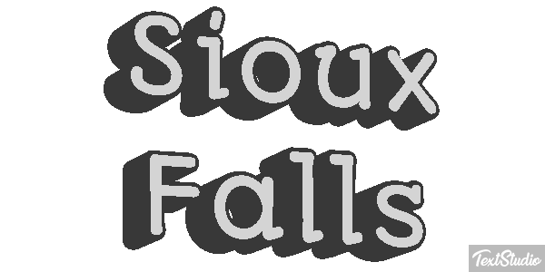 Sioux Falls Efekt tekstowy