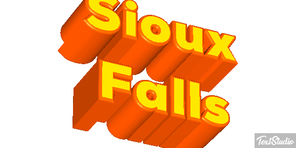 Sioux Falls Efekt tekstowy
