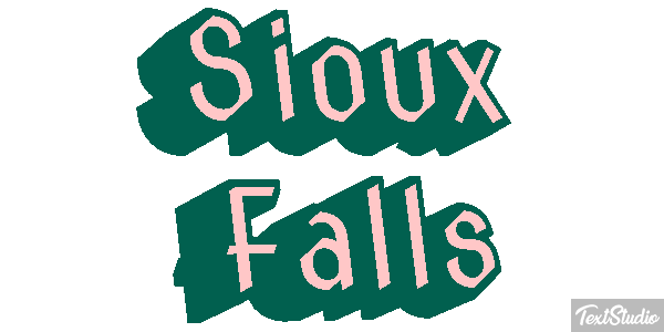 Sioux Falls Efekt tekstowy