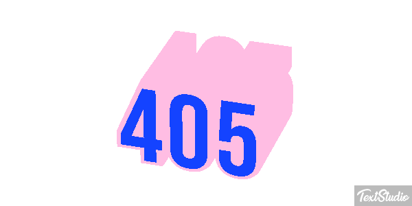 405 Effet de texte
