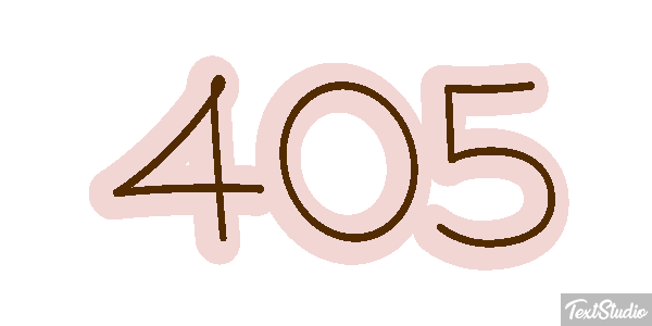 405 Effet de texte
