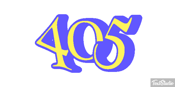405 Effet de texte