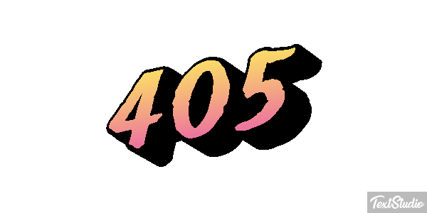405 Effet de texte