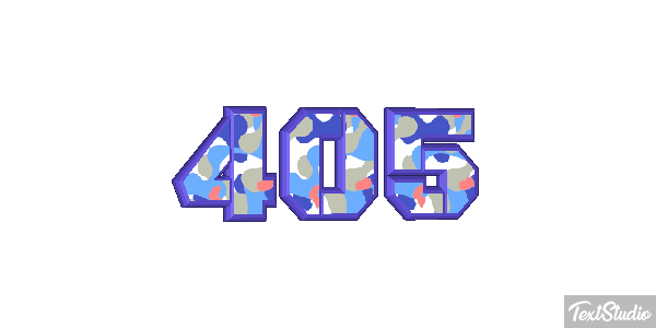 405 Effet de texte