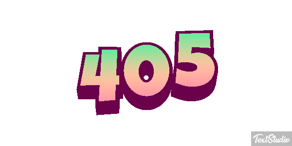 405 Effet de texte