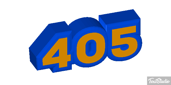 405 Effet de texte