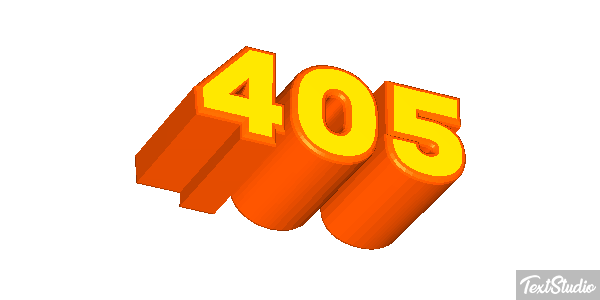 405 Effet de texte