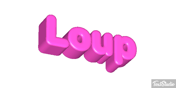 Loup Efecto de texto