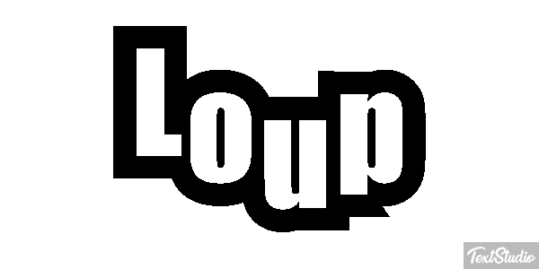 Loup Efecto de texto