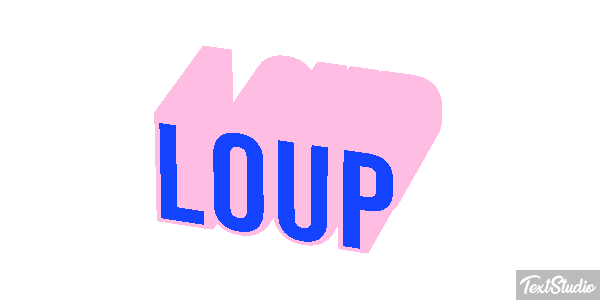 Loup Efecto de texto